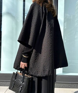 Green Parks AnriettMusee フロントジップジャガードブルゾン Black