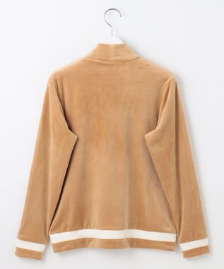 23区GOLF 【WOMEN】ベロア モックネック ベージュ系