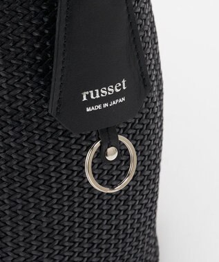 russet メッシュワンハンドルトート(CE-1768) Black