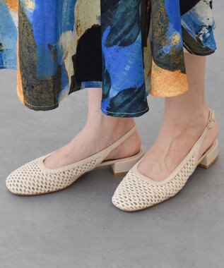 INTER-CHAUSSURES 【ANGEL ALARCON】ラウンドトウメッシュバックバンド