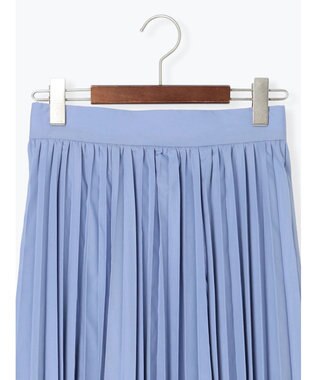 Te chichi プリーツロングスカート ブルー