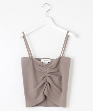 23区 L 【エステータ】ビスチェカーディガン ブラウン系