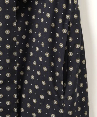 J.PRESS LADIES L 【洗える】ジオメトリックプリント ワンピース ネイビー系5