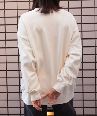 AMERICAN HOLIC 刺繍裏毛プルオーバー Gray Mixture