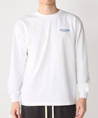 OP／FILA 【Kappa】ウェルネスクラブボーダーロンT ホワイト