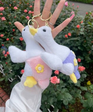 WEGO おはなあひるぬいぐるみキーホルダー 柄4