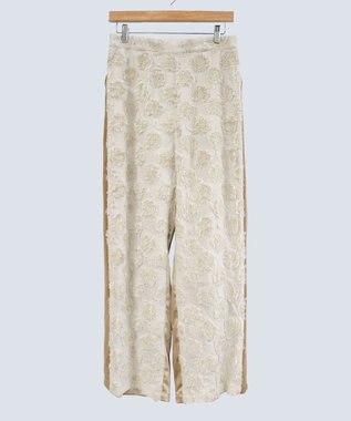 COQ SEA DOT ジャガードサイドラインパンツ オフホワイト