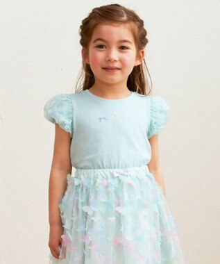 ANY KIDS 袖 チュール Ｔシャツ