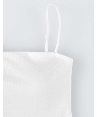 AMPHI カップ付きインナー 【ブラトップ】 ストラップ取り外し可 上向きで立体的なバストシルエット しめつけ感が少ない 脇スッキリ JWG102 アンフィ／ワコール アイボリー