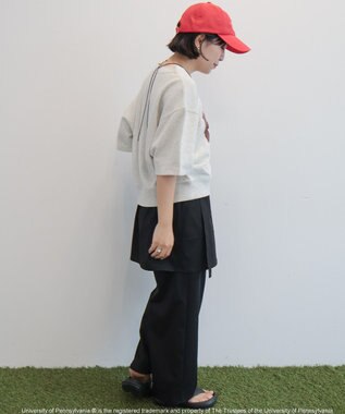 AMERICAN HOLIC 【RUSSELL×PENN】半袖スウェット Gray Mixture