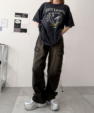 WEGO 【SMLサイズ展開】ボリュームスニーカー シルバー