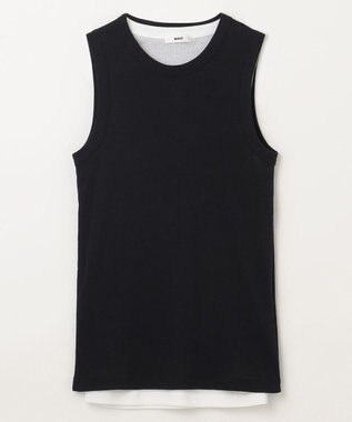 NAVE 【Nave・otona MUSE別注/洗える】レイヤードカットソー 2枚セット ブラック系