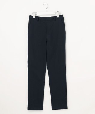 J.PRESS LADIES 20チノストレッチ テーパード パンツ ネイビー系