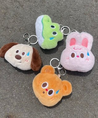 WEGO あせあせあにまるぬいぐるみキーホルダー 柄1