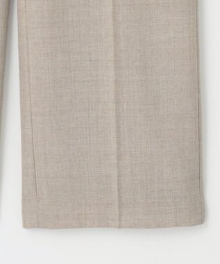 自由区 【セットアップ可】ライトウールトロピカル ストレートパンツ ベージュ系