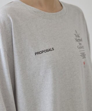 AMERICAN HOLIC BACK PHOTOプリントロンT Light Gray Mixture