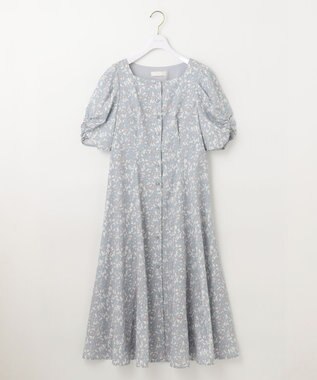 ANY SIS 【洗える】ファジープリント ワンピース ミント系