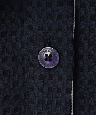 23区GOLF 【WOMEN】長袖ポロシャツ ネイビー系