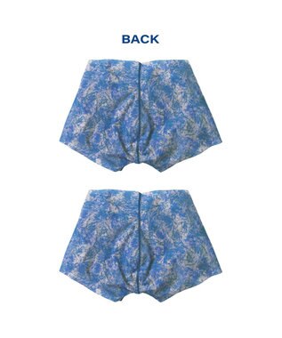 WACOAL MEN ボクサーパンツ2枚セット ウエストテープがない解放感 前閉じ【NUDYZ】 GT2101 /ブロス バイ ワコールメン ブルー