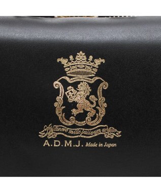 A.D.M.J. 【撥水】牛床革リバティソフト/ソフトショルダーM ブラック