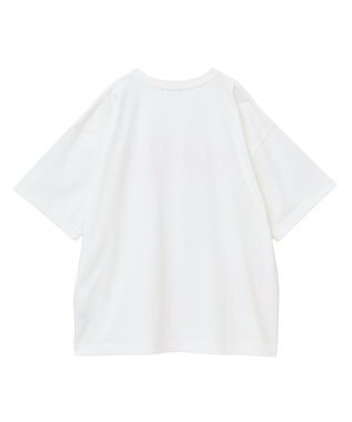AMERICAN HOLIC 発泡プリントTシャツ Off White