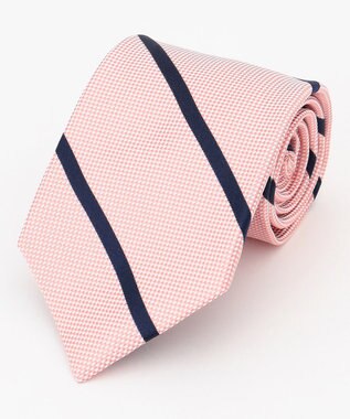 J.PRESS MEN 【GEOMETRIC JACQUARD COLLECTION】ジオメトリックジャガード ネクタイ ピンク系1