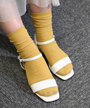 Pointer 日本製 本革スクエアトゥサンダル