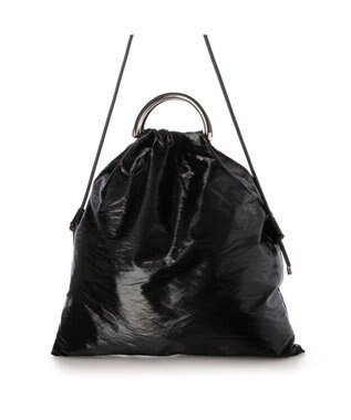 UNBILLION カシュカシュ cachecache / コンビ金手ハンドル2wayトート ブラック