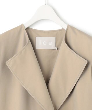ICB L T/Cシャンブレーツイル 3WAYコート シャンブレーベージュ系［WEB限定］