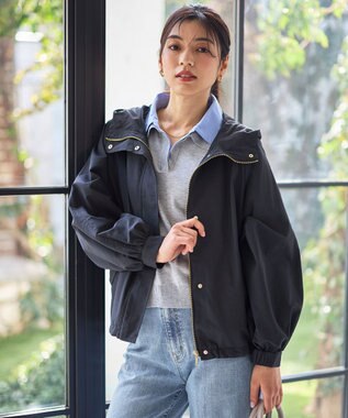 ANY L 撥水マウンテンパーカー ネイビー