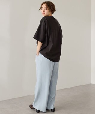 AMERICAN HOLIC 発泡プリントTシャツ Black