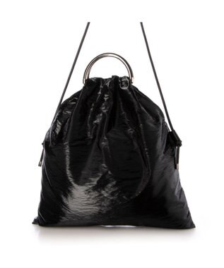 UNBILLION カシュカシュ cachecache / コンビ金手ハンドル2wayトート ブラック