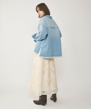 GRACE CONTINENTAL オーナメントロングスカート キナリ