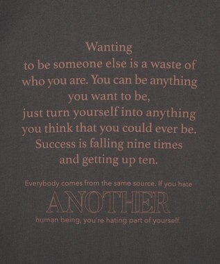 AMERICAN HOLIC メッセージロゴＴシャツ Oatmeal