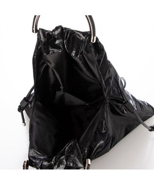 UNBILLION カシュカシュ cachecache / コンビ金手ハンドル2wayトート ブラック