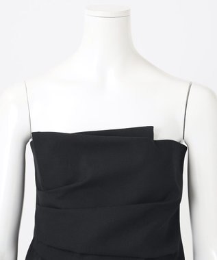 23区 L 【エステータ】ハードギャバジン ビスチェ ブラック系