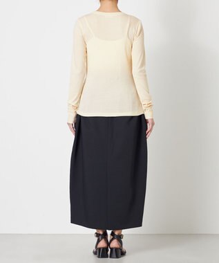 NAVE 【Nave・洗える】ガーゼフライス ロングスリーブ アイボリー系