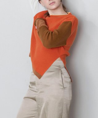 TRICOTE カラーリブセーター 65ORANGE