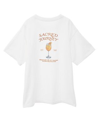 AMERICAN HOLIC 【WEB限定】フロッキーアソートTシャツ Off White