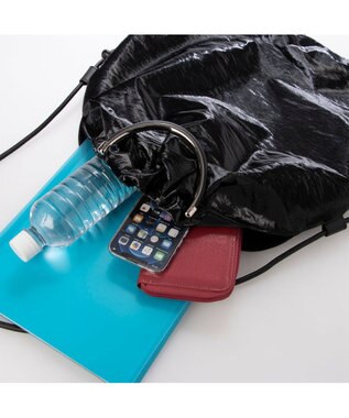 UNBILLION カシュカシュ cachecache / コンビ金手ハンドル2wayトート ブラック