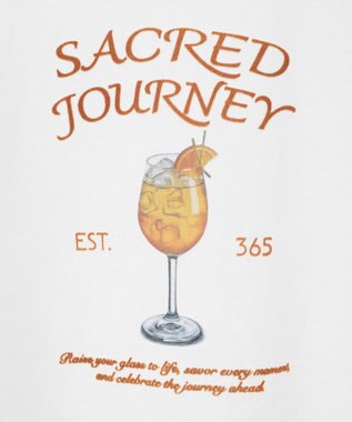 AMERICAN HOLIC 【WEB限定】フロッキーアソートTシャツ Off White