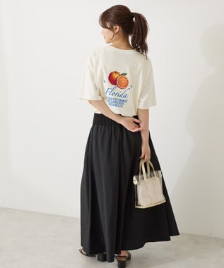 AMERICAN HOLIC 【WEB限定】フロッキーアソートTシャツ Ecru