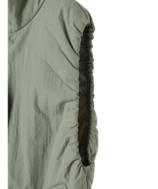 Green Parks 中わたスタンドカラーベスト Olive