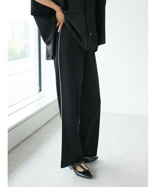 CRAFT STANDARD BOUTIQUE パイピングラインパンツ Black