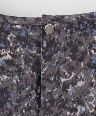 ANY SIS 【BAILA12月号掲載・貴島明日香さんコラボ】ペイントタッチフラワー ワンピース モカグレー系