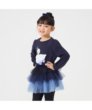 Chacott tutu skirt (kids) ネイビー
