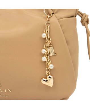 LANVIN en Bleu スフレ ショルダーバッグ カフェオレ