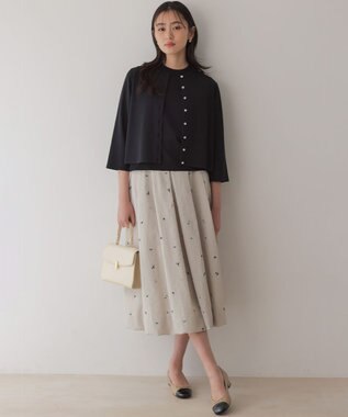 組曲 【WEB限定】ミニフラワーエンブロイダリー スカート ベージュ系7