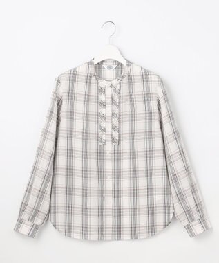 J.PRESS LADIES S 【WEB限定カラーあり】セルローストラディショナルチェック シャツブラウス