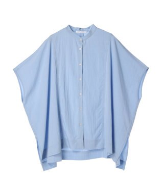 AMERICAN HOLIC 接触冷感ポンチョフレンチスリーブシャツ Sax